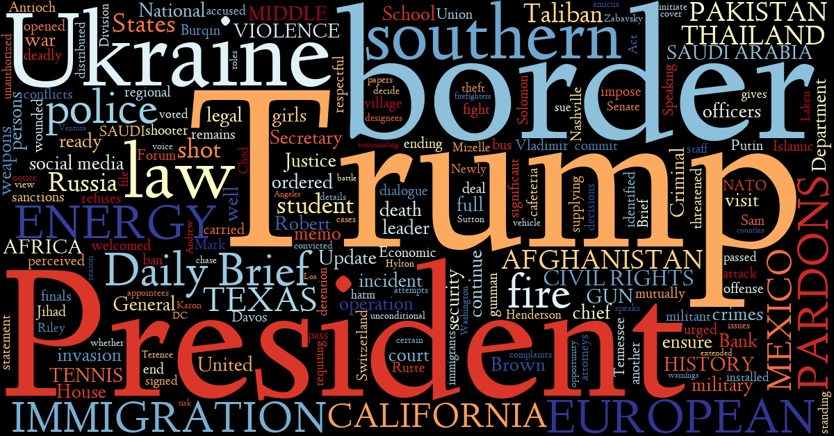 The Daily Brief For Thursday January 23 2025